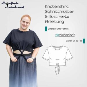 Schnittmuster Knotenshirt "Limonade unter Palmen" Damen