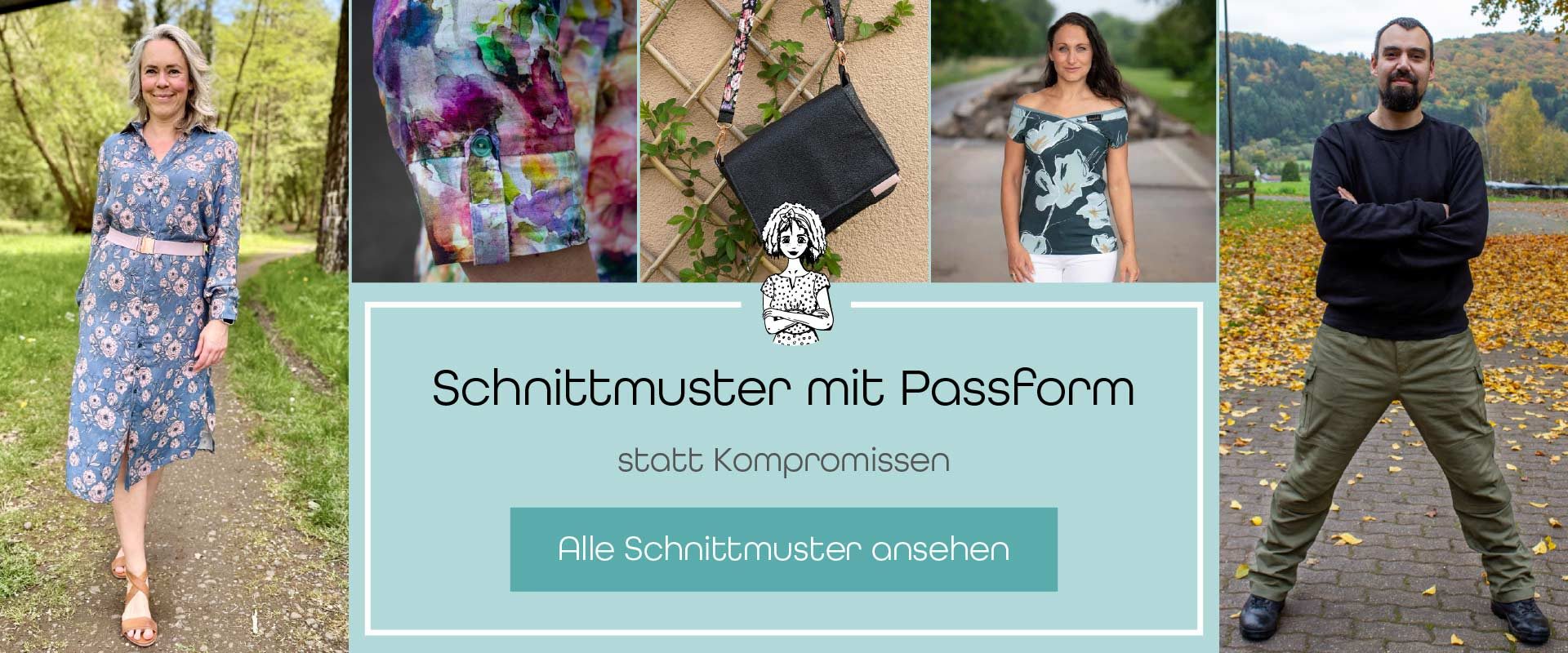Schnittmuster für Damen und Herren mit Fokus auf Passform, nachhaltige Mode und moderne Designs